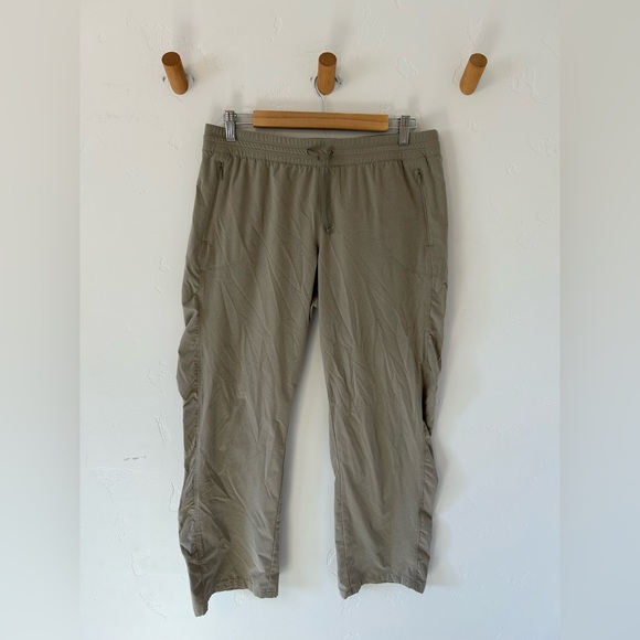 KÜHL Freeflex Move Women’s Khaki Pants Drawstring Sz Large - Picture 1 of 9